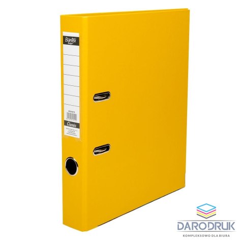 Bantex Segregator dźwigniowy Bantex Classic A4 5 cm żółty