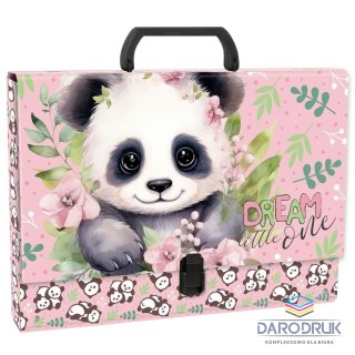 Derform Teczka z szerokim grzbietem na klips Panda A4 różne Derform (TTRPA10)