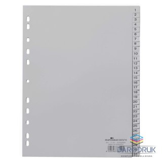 Durable Przekładka numeryczna A4 szara Durable (652310)