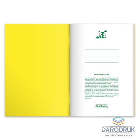 Herlitz Zeszyt A5 Colors Eco PP 9552308 60k. 70g krata Herlitz (400197973)