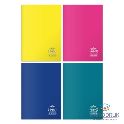 Herlitz Zeszyt A5 Colors Eco PP 9552308 60k. 70g krata Herlitz (400197973)