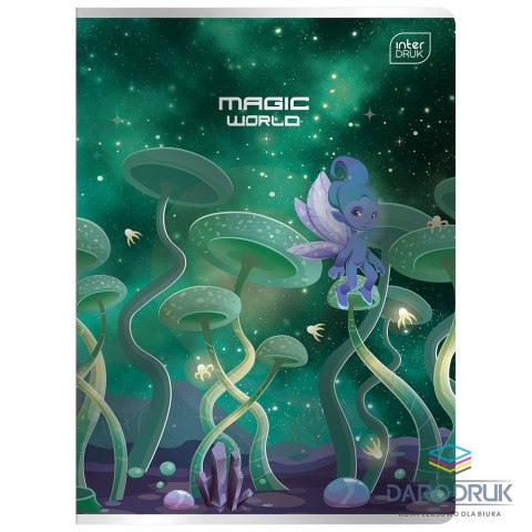 Interdruk Zeszyt A5 METALIC FANTASY 16k. 70g trzy linie Interdruk