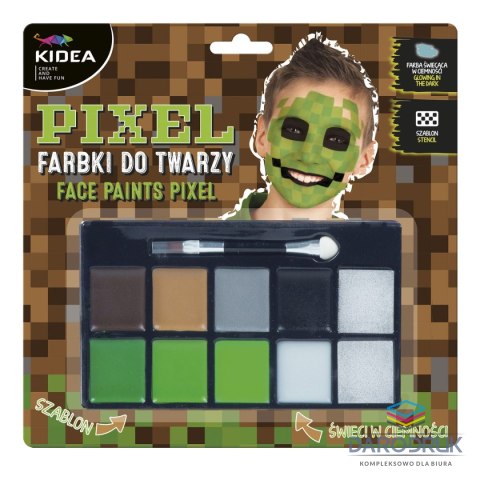 Kidea Farby do twarzy Pixel Kidea (FDTZPKA)