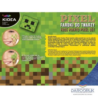 Kidea Farby do twarzy Pixel Kidea (FDTZPKA)