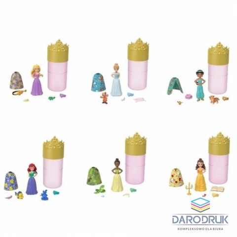 Mattel Lalka Color Reveal mini księżniczki Mattel (HMB69)