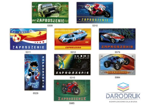 Merigraf Zaproszenie Duże Chłopiec Merigraf (5902221801358)