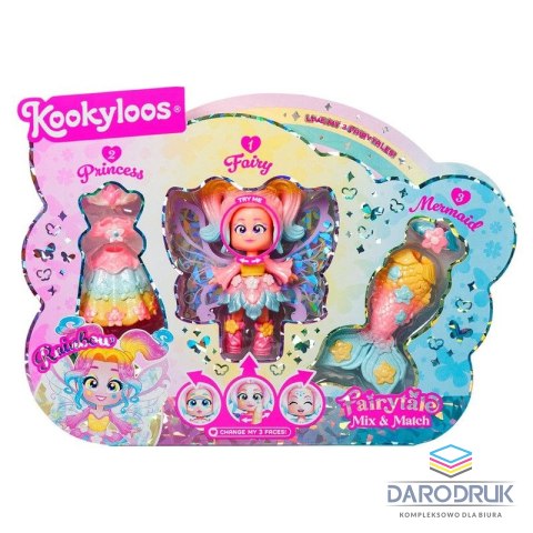 Orbico Sp. Z O.o. Lalka Kookyloos Fairytale Mix Match Rainbow Orbico Sp. Z O.o. (PKLSP106IN210)