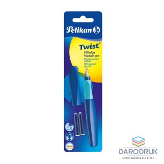 Pelikan Pióro wieczne Twist P457 Deep Blue +2N 814744 Pelikan (400195748)