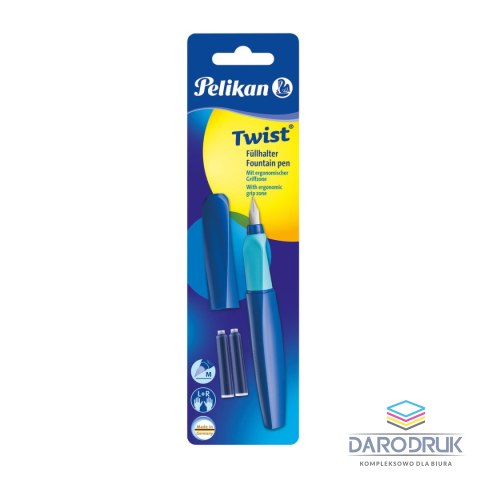 Pelikan Pióro wieczne Twist P457 Deep Blue +2N 814744 Pelikan (400195748)