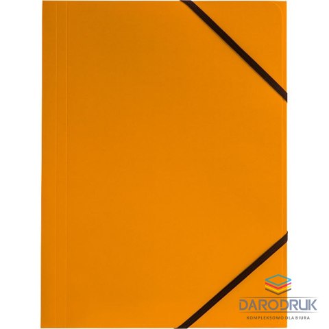 Tetis Teczka kartonowa na gumkę A4 pomarańczowy 350g [mm:] 320x240 Tetis (BT600-P)