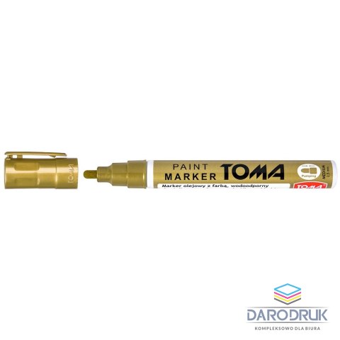 Toma Marker olejowy wkład złoty 2,5mm okrągła końcówka Toma (TO-440 9 3)