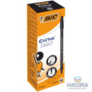 Bic Długopis czarny Cristal Exact wkład czarny 0,7mm Bic (992603)