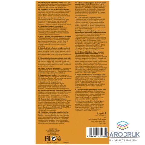 Bic Długopis żelowy długopis wymazywalny wkład czarny 0,3mm Bic (94987)
