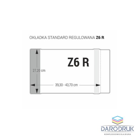 Biurfol Okładka Z6R [mm:] 272x393-437 Biurfol (OZK-40)
