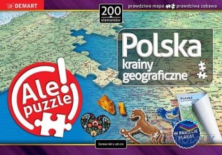 Demart Puzzle Polska Krainy geograficzne 200 el. Demart