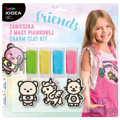 Derform Piankolina 4 kol. Kidea ZAWIESZKA Z MASY PIANKOWEJ FRIENDS mix Derform (ZMPFKA)