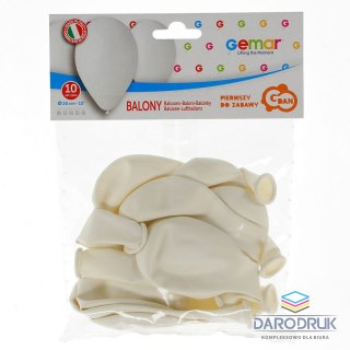 Godan Balon gumowy BALON PASTEL pastelowy biała 260mm 10cal Godan (G90/FI/08)