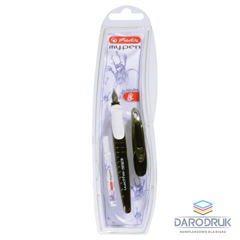 Herlitz Pióro wieczne My Pen black/white 10999803 Herlitz (300002940)