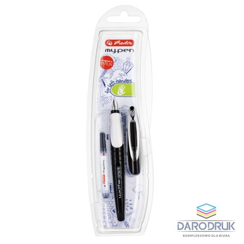Herlitz Pióro wieczne My Pen black/white 10999803 Herlitz (300002940)