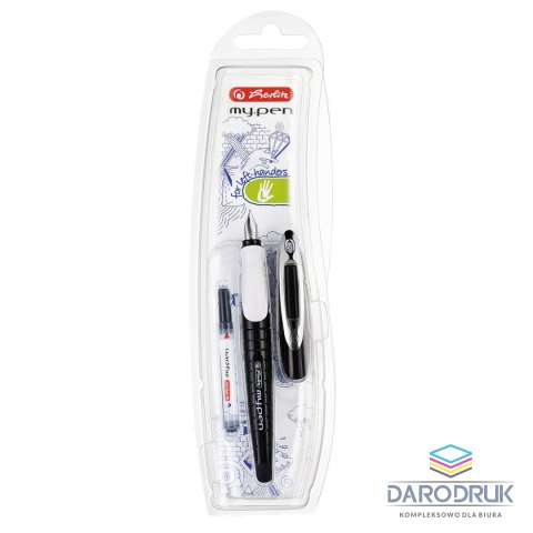 Herlitz Pióro wieczne My Pen black/white 10999803 Herlitz (300002940)