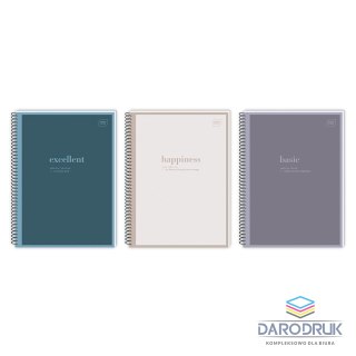 Interdruk Kołozeszyt (kołonotatnik) A4 HYBRID WORDS 80k. 70g linia Interdruk