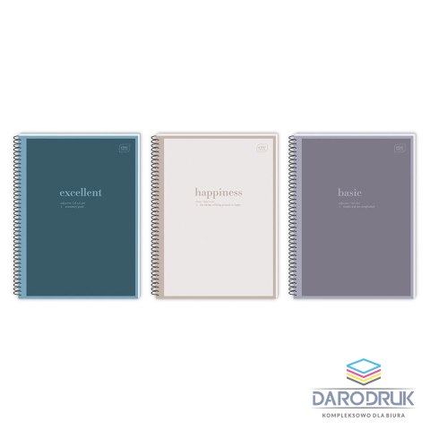Interdruk Kołozeszyt (kołonotatnik) A4 HYBRID WORDS 80k. 70g linia Interdruk