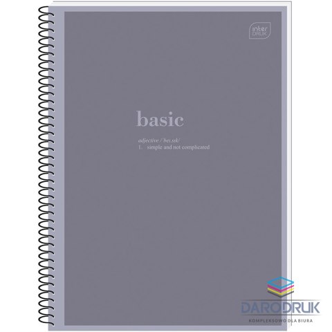 Interdruk Kołozeszyt (kołonotatnik) A4 HYBRID WORDS 80k. 70g linia Interdruk