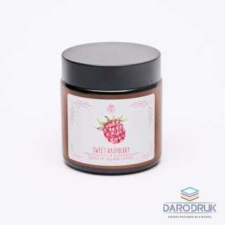 Pavoncella Świeczka ozdobna Smell me Sweet Raspberry 120ml Pavoncella (5906492907269)