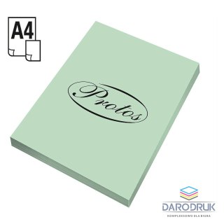 Protos Papier kolorowy A4 seledynowy 20k. 160g Protos
