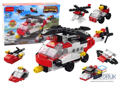 Rastar Klocki konstrukcyjne Helikopter 6w1 Zestaw DIY Pojazdy 117 ele. Rastar (20965)