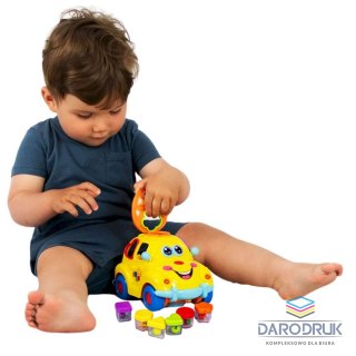 Smily Play Sorter Zabawne auto z muzyką i światłem Smily Play (SP83668)