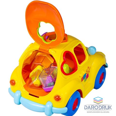 Smily Play Sorter Zabawne auto z muzyką i światłem Smily Play (SP83668)