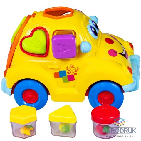 Smily Play Sorter Zabawne auto z muzyką i światłem Smily Play (SP83668)