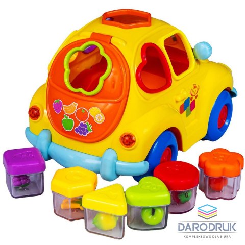 Smily Play Sorter Zabawne auto z muzyką i światłem Smily Play (SP83668)