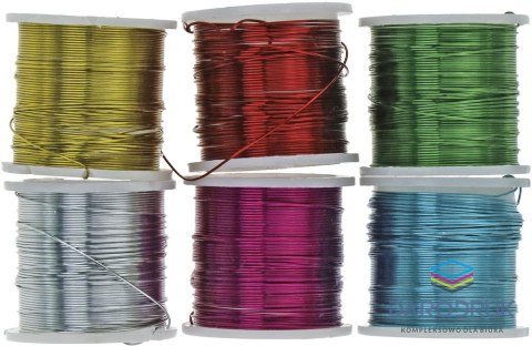 Titanum Drucik Craft-Fun Series florystyczny 6szt/0,3mmx3,6m kolor: mix 3,6 m Titanum