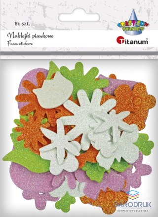 Titanum Naklejka (nalepka) Craft-Fun Series kwiaty, motyle, ważki Titanum (21TX-092810)