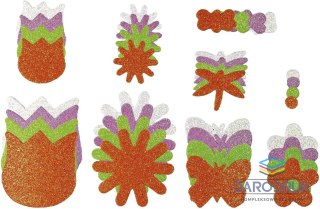 Titanum Naklejka (nalepka) Craft-Fun Series kwiaty, motyle, ważki Titanum (21TX-092810)