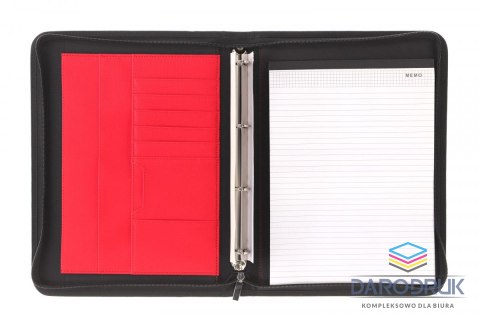 Antra Teczka ofertowa na suwak A4 609 czerwona A4 kolor: czerwony 1 kieszeni Antra (5904210087637)