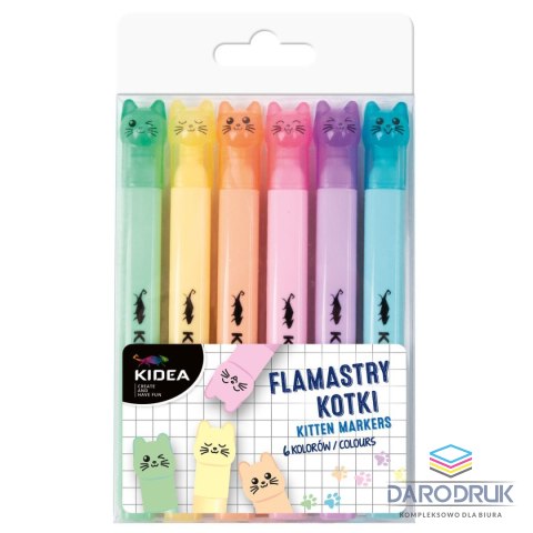 Derform Flamaster 6 kol. Derform (FK6KKA)