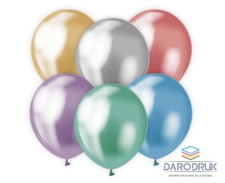 Godan Balon gumowy platynowy mix 7 szt. mix metalizowany 300mm 12cal Godan (CB-7LMX)