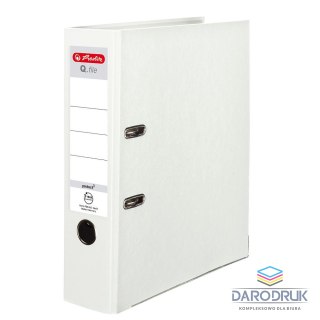 Herlitz Segregator dźwigniowy Q. file Standard 0011167079 A4 80mm biały Herlitz (300023532)