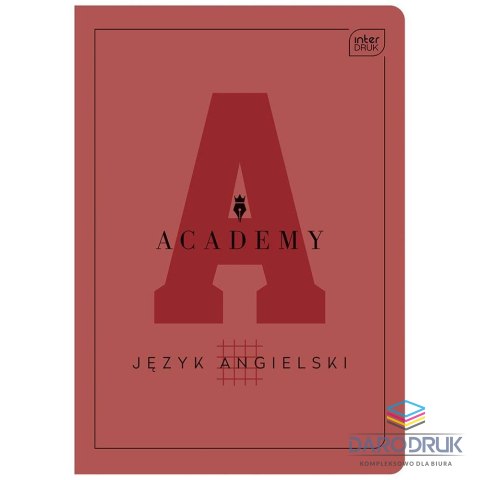 Interdruk Zeszyt tematyczny A5 ACADEMY 60k. krata Interdruk (ZE60#ANGACA)