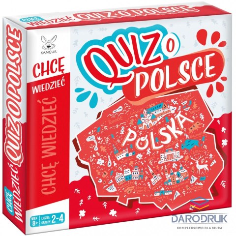 Kangur Gra edukacyjna Chcę wiedzieć Quiz o Polsce Kangur