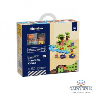 Marioinex Klocki konstrukcyjne Mini Waffle Wedel 100el Plantacja kakao Marioinex