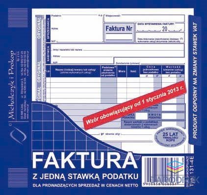 Michalczyk i Prokop Druk samokopiujący 2/3 A5 S o/1k 80k. Michalczyk i Prokop (131-4E)