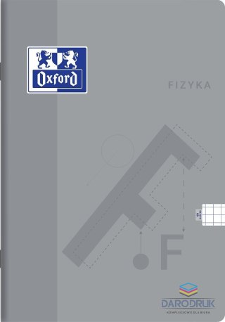 Oxford Zeszyt tematyczny A5 fizyka 60k. 60g krata Oxford (400175639)