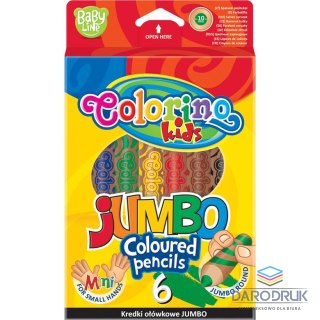 Patio Kredki ołówkowe Colorino Jumbo 6 kol. Patio (33121)