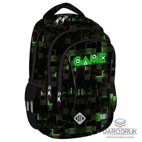 St.Right Plecak GREEN GAME 3-KOMORY St.Right (BP-26)