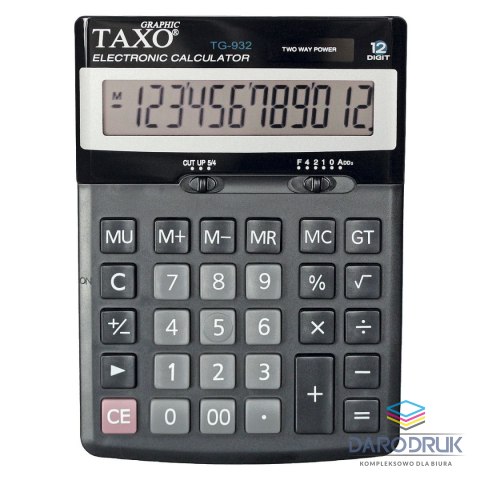 Taxo Graphic Kalkulator na biurko TG-932 Taxo Graphic 12-pozycyjny
