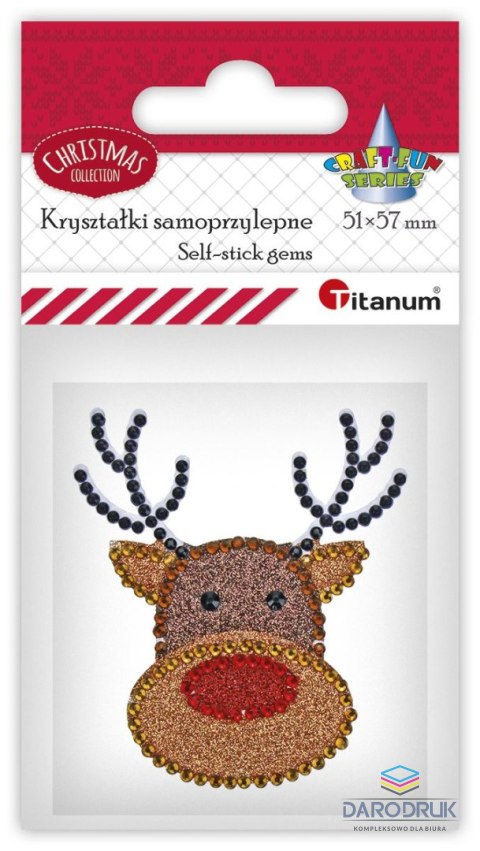 Titanum Kryształki Craft-Fun Series Głowa renifera mix Titanum (24MH0319)